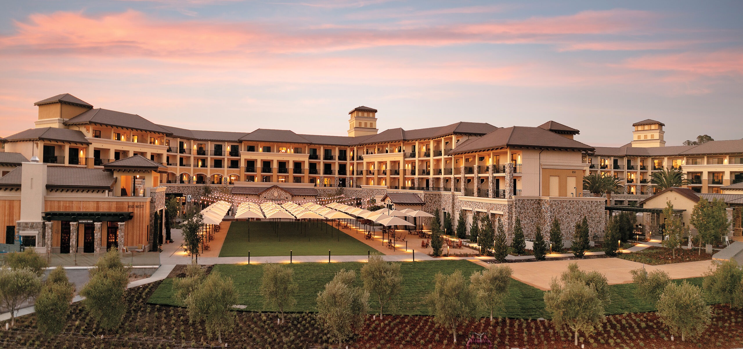 Aerial view of The Meritage Resort and Spa