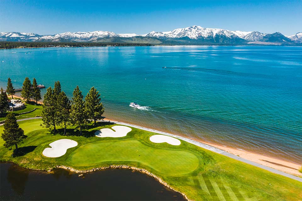 Aerial of Edgewood Tahoe Resort
