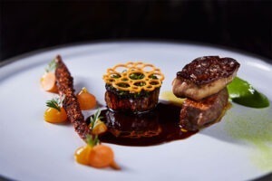 Steak meal at Stubborn Seed