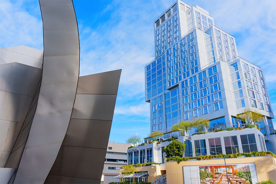 Conrad Los Angeles exterior