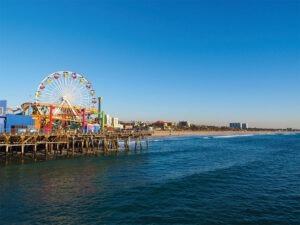 Santa Monica Pier ocean view