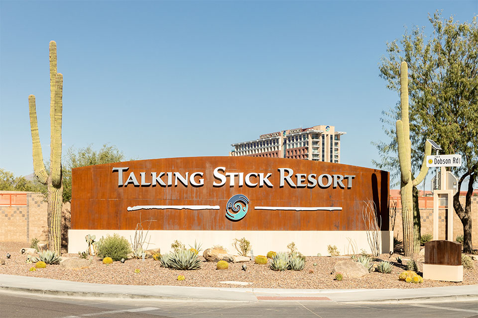 Talking Stick Resort sign