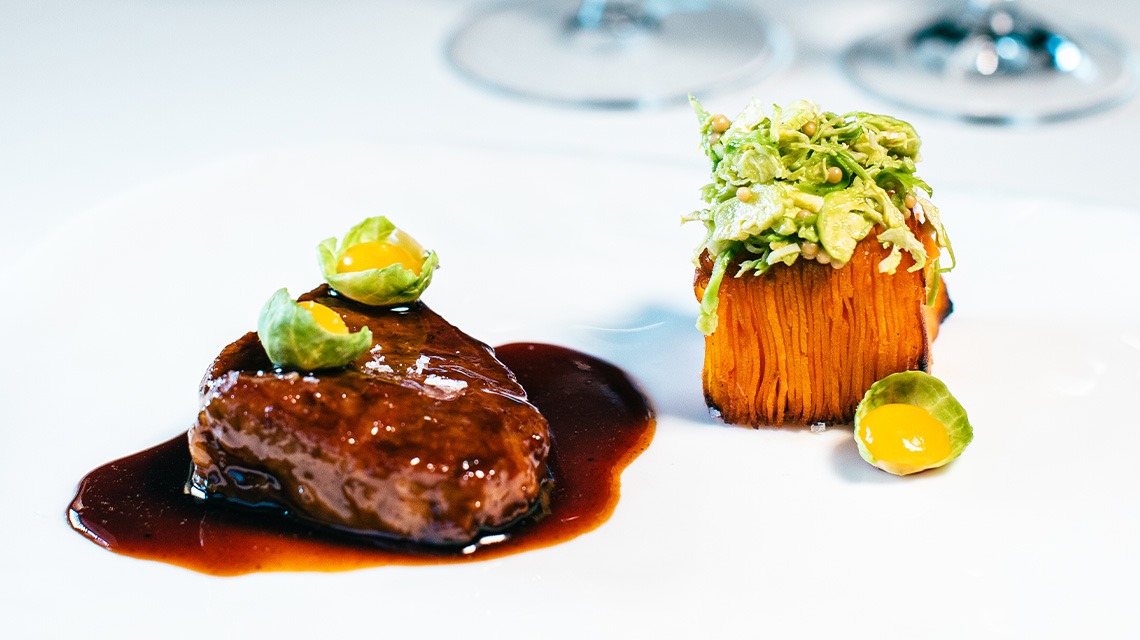 Steak at Crystal Springs Resort