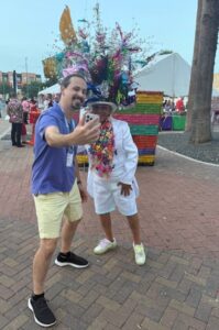 Selfie at Cvent Connect fiesta