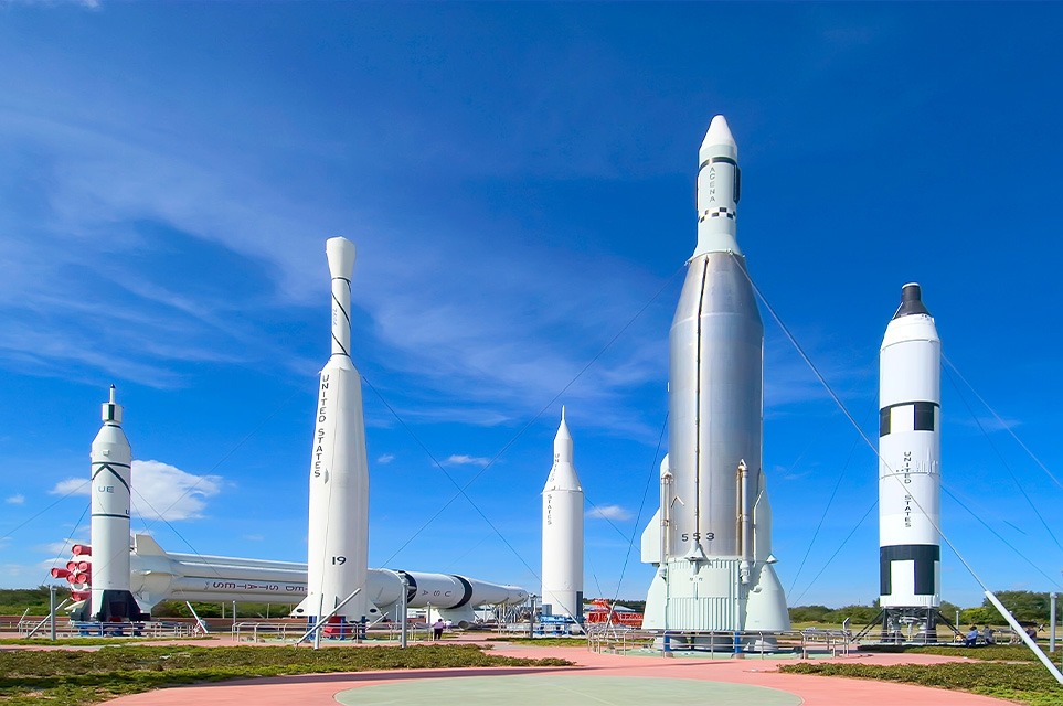 Spaceships at Kennedy Space Center